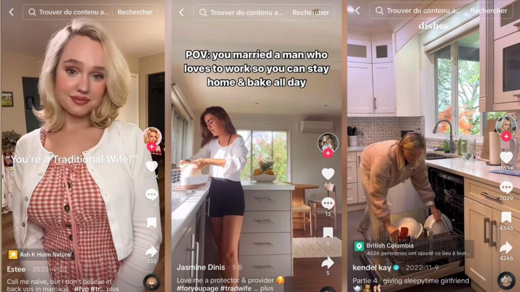 Plongez au cœur de la controverse #TradWife et #StayAtHomeGirlfriend : Découvrez cette tendance choquante et sexiste qui secoue les réseaux sociaux !